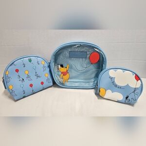 Disney Winnie the Pooh Blue Balloon Kids Bag Set